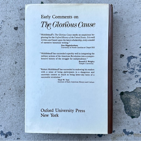 The Glorious Cause The American Revolution Hardback Book - Picture 7 of 16